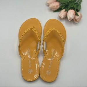 Tory burch jelly slippers